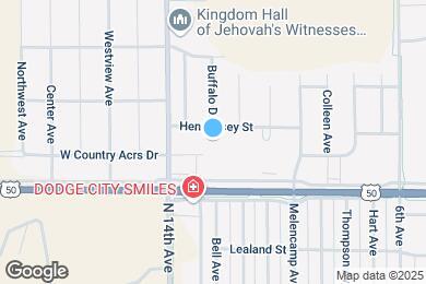 Map image of the property - 1403 Hennessey St