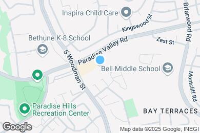 Map image of the property - Woodman Village Apartments