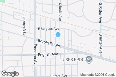 Map image of the property - 417 S Spencer Ave