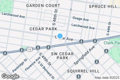 Map image of the property - 4716 Cedar Ave