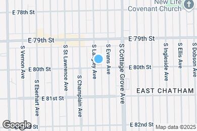 Map image of the property - 704 E 80th St