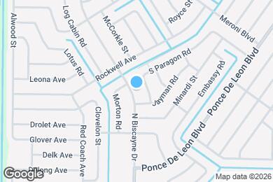 Map image of the property - 2598 N Biscayne Dr