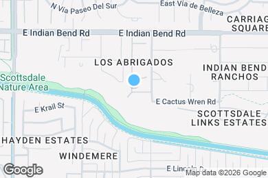 Map image of the property - 8324 E Cactus Wren Rd