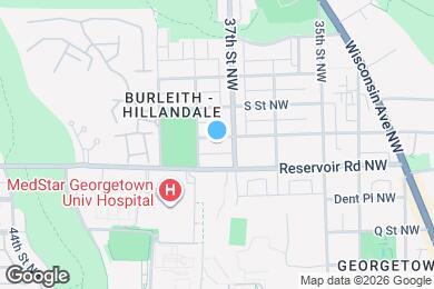 Map image of the property - 3716 R St NW