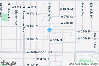 Map image of the property - 2910 S Budlong Ave