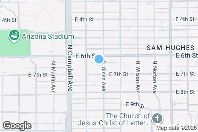 Map image of the property - 421- 425 N Olsen