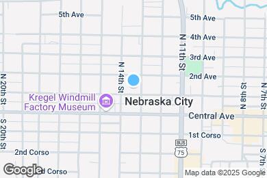 Map image of the property - 1306 1st Ave