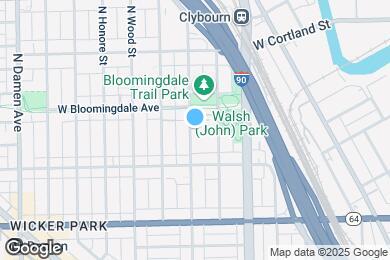 Map image of the property - 1737 N Paulina St