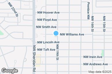 Map image of the property - 2206 NW 19th St