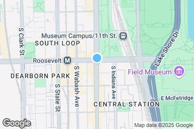 Map image of the property - 1211 S Michigan Ave