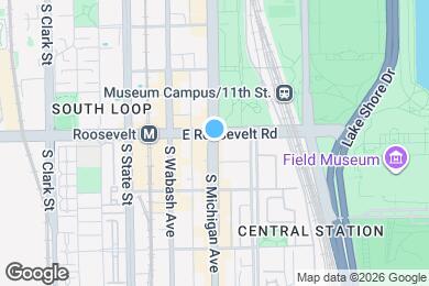 Map image of the property - 1213 S Michigan Ave