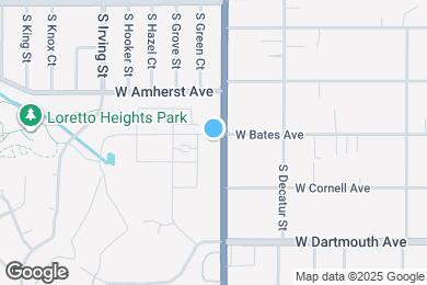 Map image of the property - Sorella at Loretto Heights