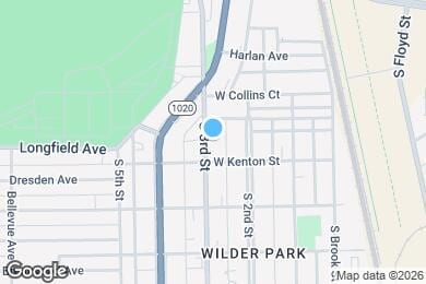 Map image of the property - 3933 S 3rd St