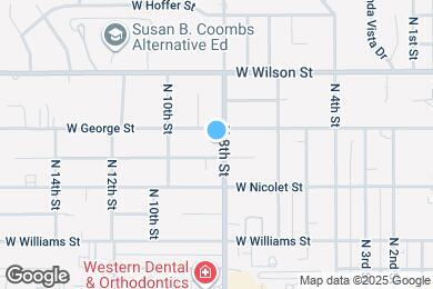 Map image of the property - 545 N 8th Street