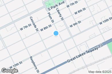 Map image of the property - 909 W 9th St