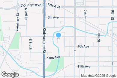 Map image of the property - 908 8th Ave Ct