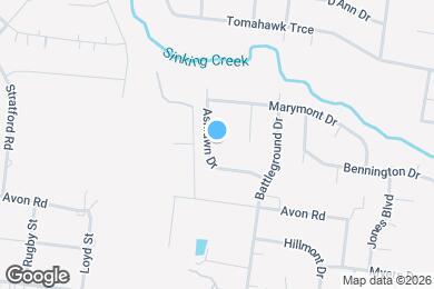 Map image of the property - 1506 Ashlawn Dr