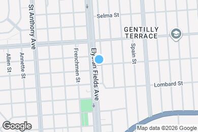 Map image of the property - 2200 Carnot St