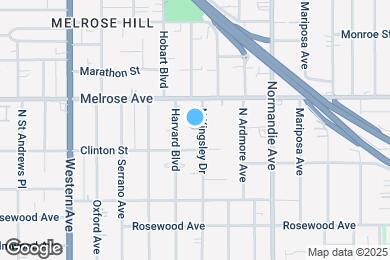 Map image of the property - 619 N Kingsley Dr