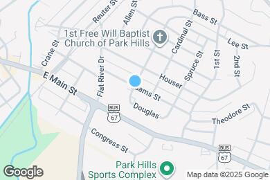 Map image of the property - 301 Adams St