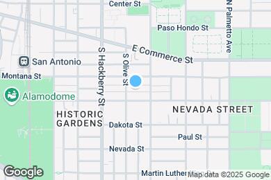 Map image of the property - 218 S Olive St