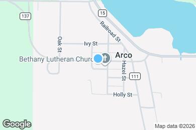 Map image of the property - 107 W Laurel St