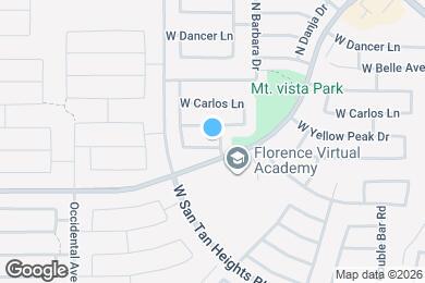 Map image of the property - 3764 W Five Mile Peak Dr