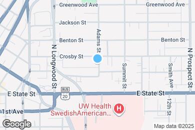 Map image of the property - 216 Adams St