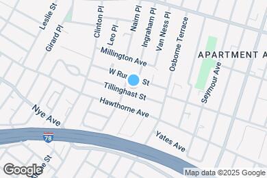 Map image of the property - 43 Tillinghast St