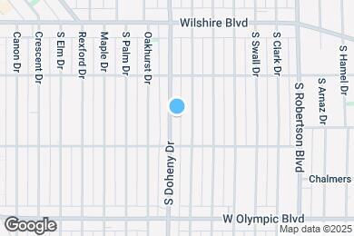 Map image of the property - 244 S Doheny Dr