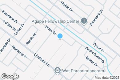 Map image of the property - 1140 Estes Dr