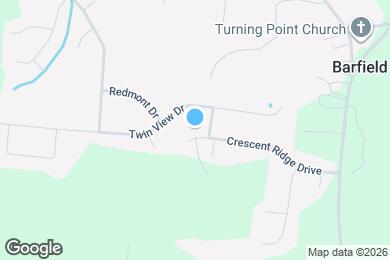 Map image of the property - 1306 Crescent Ridge Drive