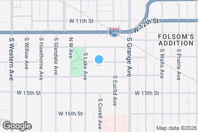 Map image of the property - 1301 W 13th St