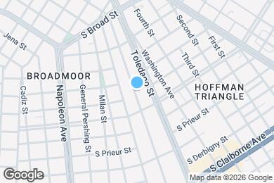 Map image of the property - 3615 Louisiana Ave Pkwy