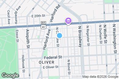 Map image of the property - 1737 N Caroline St