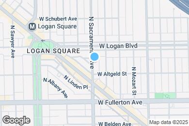 Map image of the property - 2523 N Sacramento Ave