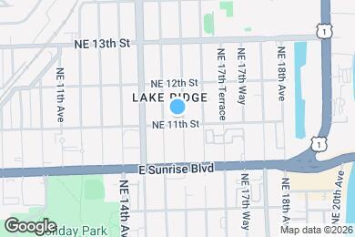 Map image of the property - 1103 NE 16th Terrace