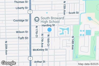 Map image of the property - 1739 N 16th Ct