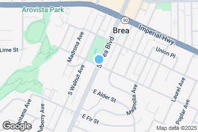 Map image of the property - 1 S Brea Blvd