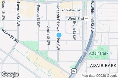 Map image of the property - 907 Beecher St SW