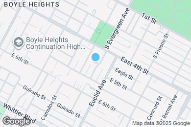 Map image of the property - 439 S Evergreen Ave