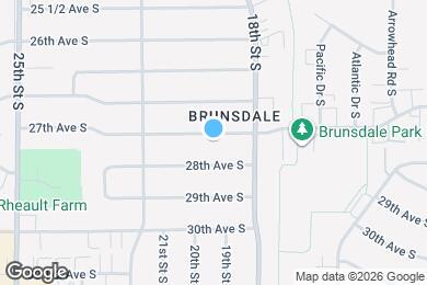 Map image of the property - 1908 27th Ave S
