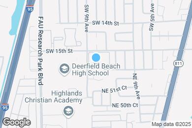 Map image of the property - Deerfield Beach Apartments