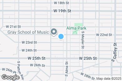 Map image of the property - 1034 W 23rd St
