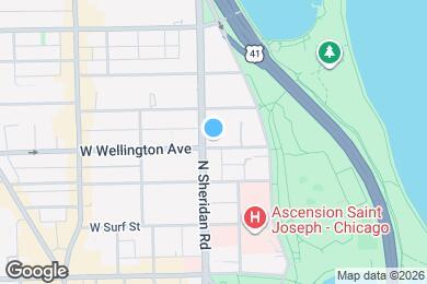 Map image of the property - 360 W Wellington Ave