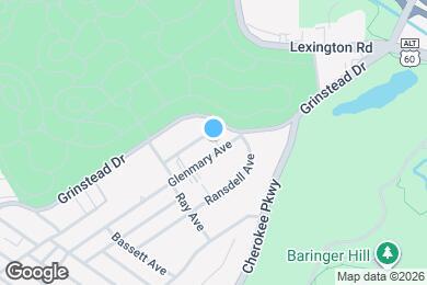 Map image of the property - 2549 Glenmary Ave