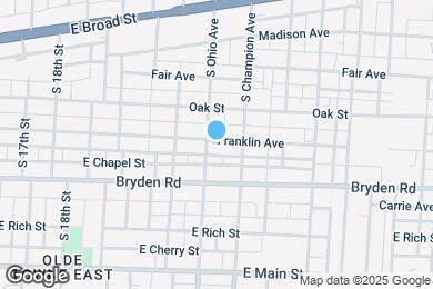 Map image of the property - 1117 Franklin Ave