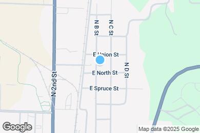 Map image of the property - 1205 N B Street