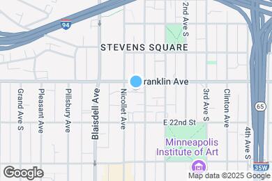 Map image of the property - 15 E Franklin Ave