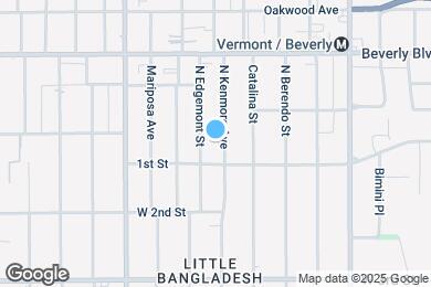 Map image of the property - 121 N Kenmore Ave